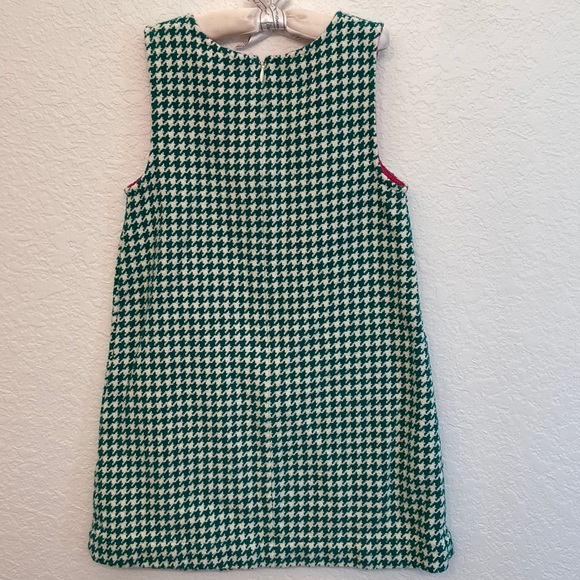 Mini boden girls retro check pinafore dress. - Picture 5 of 12